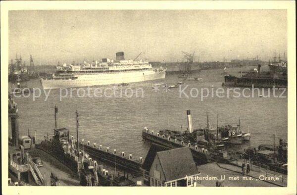 Dampfer Oceanliner M.S. Oranje Amsterdam