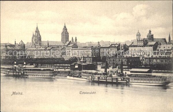 Dampfer Binnenschifffahrt Mainz