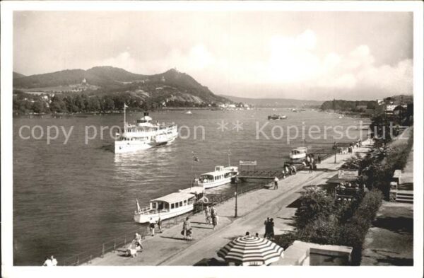 Dampfer Binnenschifffahrt Bad Godesberg Drachenfels Königswinter