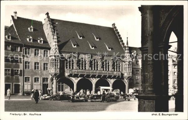 Foto Baumgartner E. Nr. 5107 Freiburg im Breisgau Kaufhaus