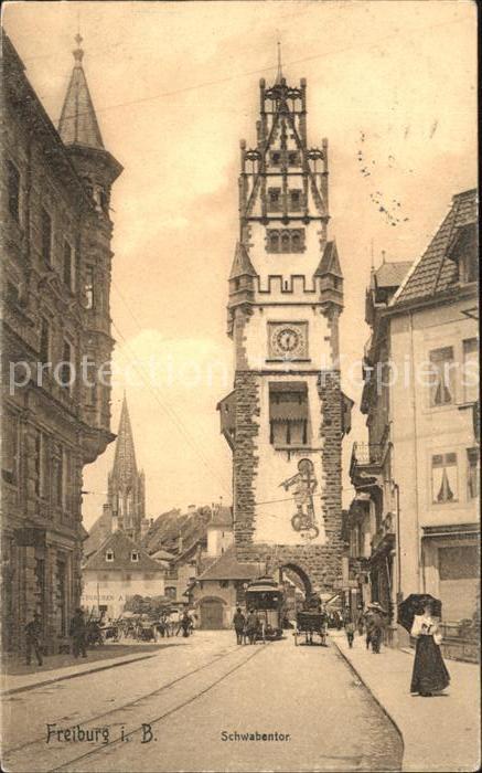Strassenbahn Freiburg im Breisgau Schwabentor
