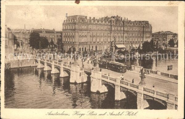 Strassenbahn Amsterdam Hogesluis Amstel-Hotel