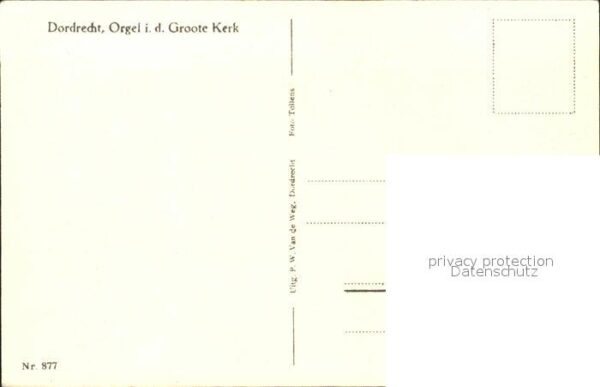 Kirchenorgel Groote Kerk Dordrecht – Bild 2