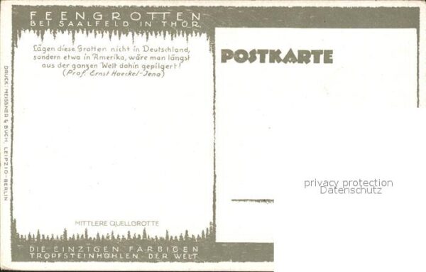 Hoehlen Caves Grottes Feengrotten Saalfeld Mittlere Quellgrot – Bild 2
