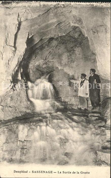 Hoehlen Caves Grottes Dauphine Sassenage Sortie de la Grotte