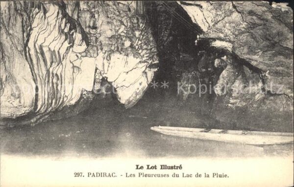Hoehlen Caves Grottes Padirac Pleureuses Lac de la Pluie
