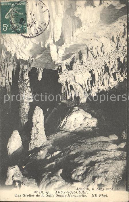 Hoehlen Caves Grottes Arcy-sur-Cure Salle Sainte-Marguerite