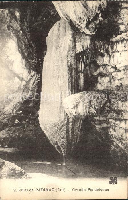 Hoehlen Caves Grottes Puits de Padirac Grande Pendeloque