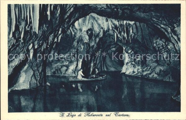 Hoehlen Caves Grottes Lago di Acheronte nel Cartato Postumia