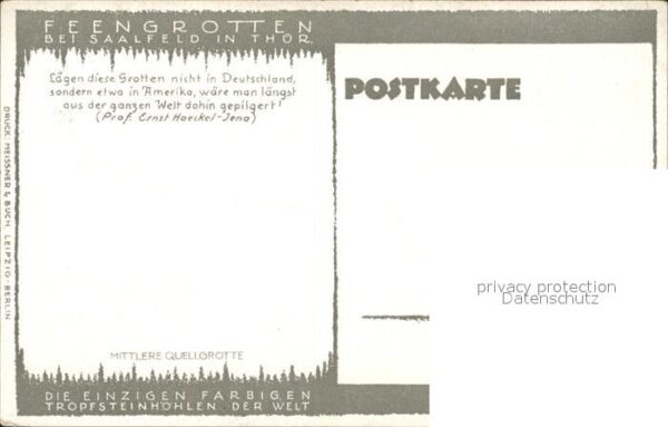 Hoehlen Caves Grottes Feengrotten Saalfeld Mittlere Quellgrot – Bild 2
