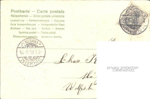 Blumen Litho – Bild 2