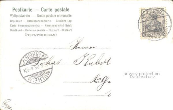 Blumen Veilchen Litho – Bild 2