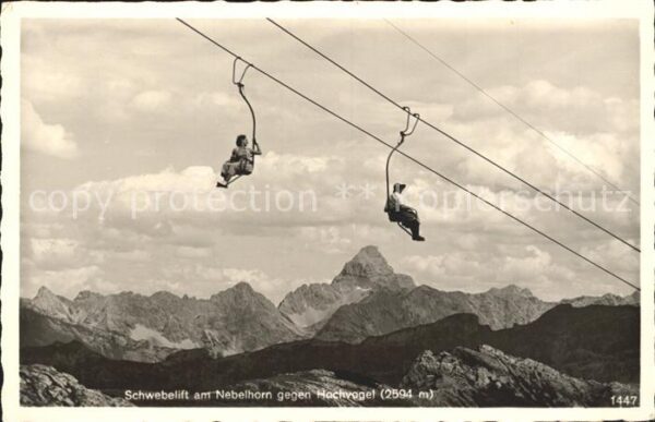 Sessellift Nebelhorn Hochvogel
