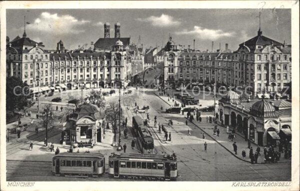 Strassenbahn München Karlsplatzrondell