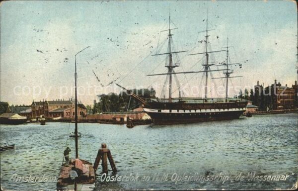 Segelschiffe Amsterdam Oosterdok H.M. Opleidingsschi