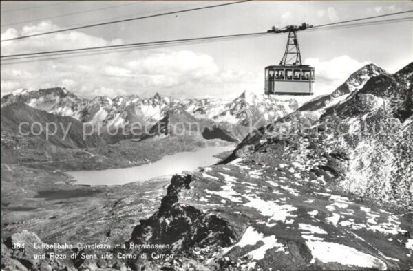 Seilbahn Diavolezza Berninaseen Pizzo di Sena Co