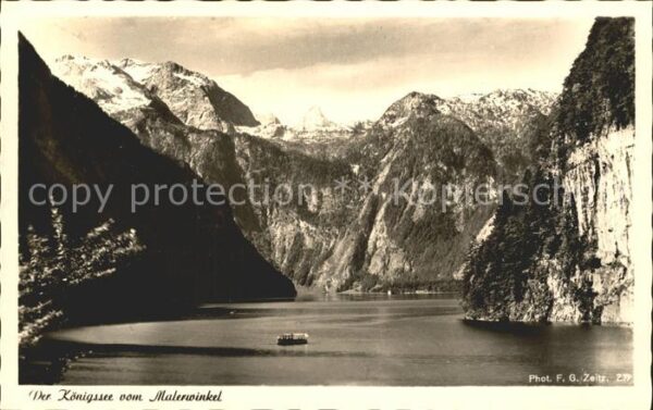 Foto Zeitz F.G. Nr. 277 Königssee
