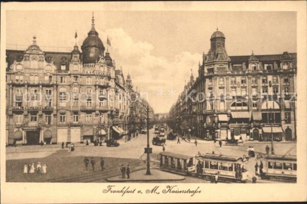 Strassenbahn Frankfurt am Main Kaiserstrasse
