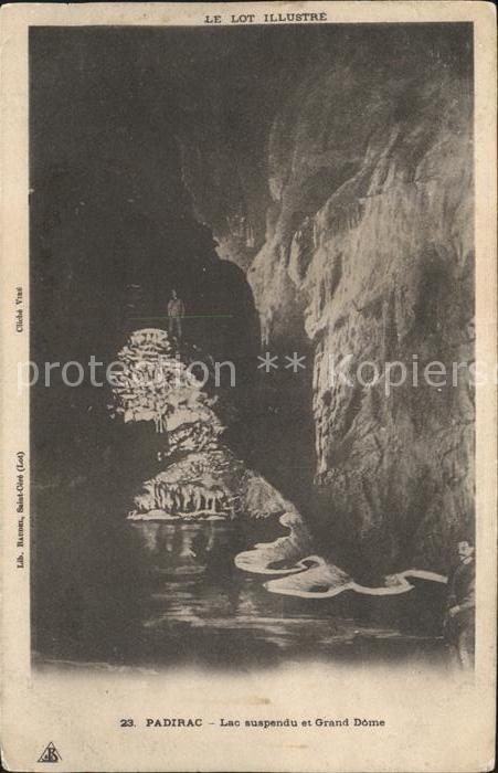 Hoehlen Caves Grottes Padirac Lac suspendu Grand Dome