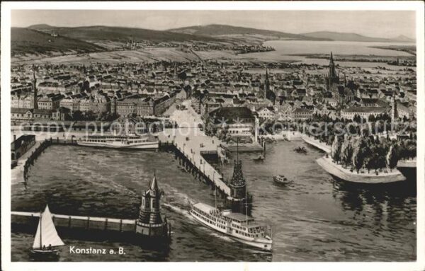 Dampfer Binnenschifffahrt Konstanz am Bodensee Hafen