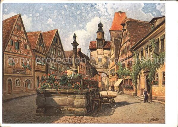 Moessler L. Rothenburg ob der Tauber Markusturm