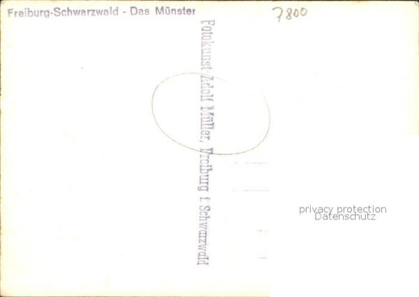 Foto Mueller Adolf Freiburg im Breisgau Münster – Bild 2