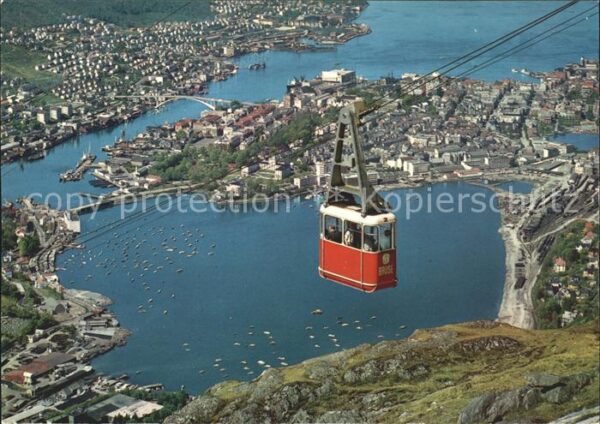 Seilbahn Ulriken Bergen Norwegen