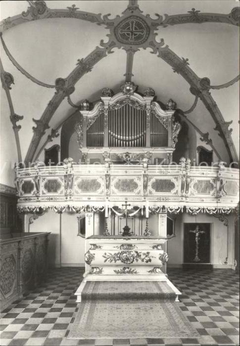 Kirchenorgel Silbermannorgel Schlosskapelle Museum S