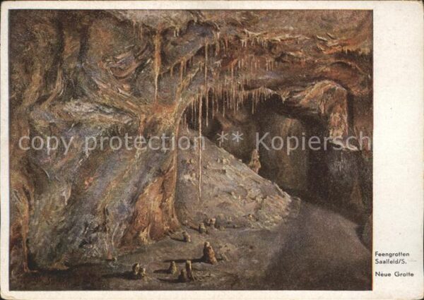Hoehlen Caves Grottes Feengrotte Saalfeld Neue Grotte