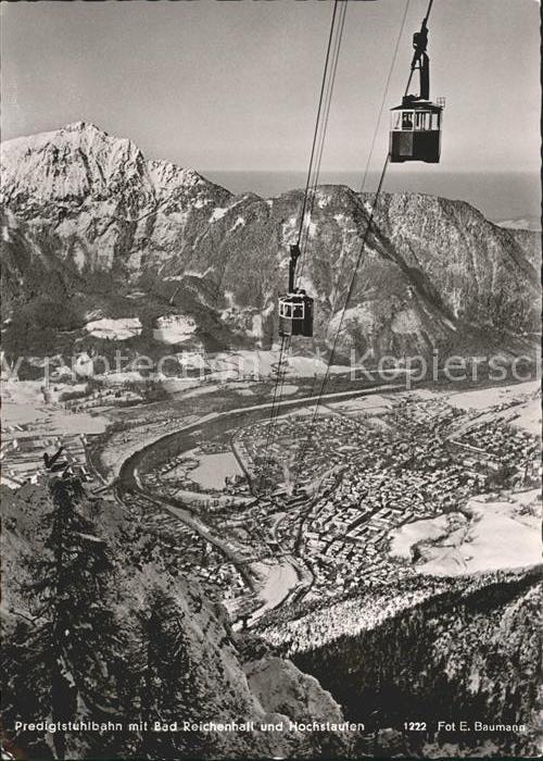 Seilbahn Predigtstuhl Bad Reichenhall Hochstaufe