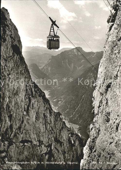Seilbahn Rauschberg Hörndlwand Trauntal Foto-E.-