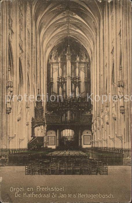 Kirchenorgel Preekstoel Kathedraal St. Jan s_Hertoge