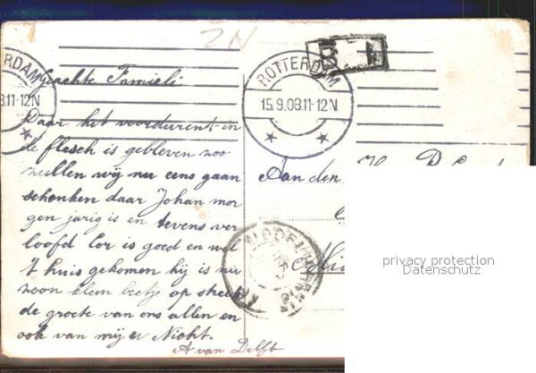 Tauben Rosen Gedicht Litho – Bild 2