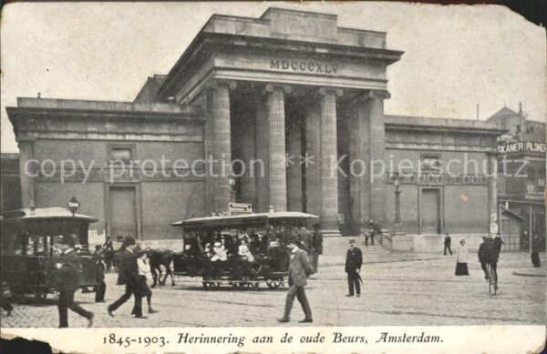 Pferdebahn Amsterdam Beurs