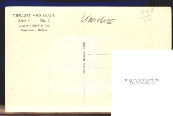 Van Gogh Vincent Frau Tracht Niederlande – Bild 2