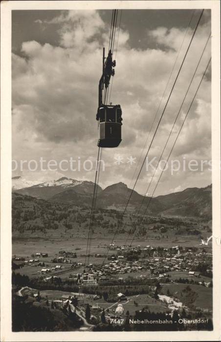 Seilbahn Nebelhorn Oberstdorf