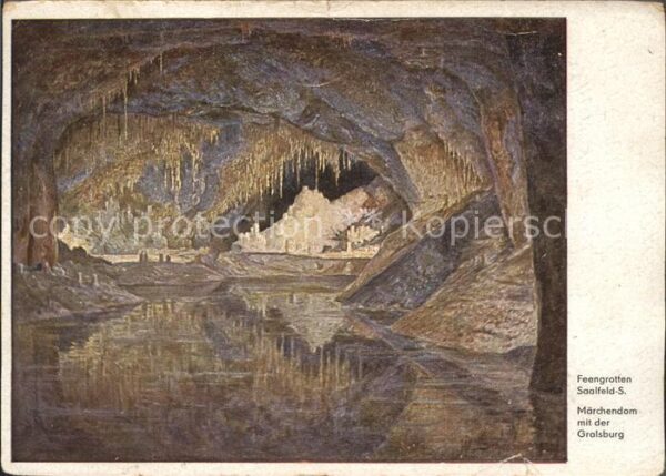 Hoehlen Caves Grottes Feengrotten Saalfeld Märchendom Gralsbu