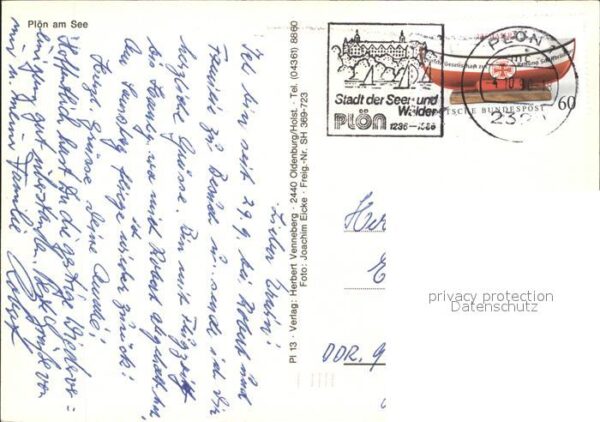 Ploen See Fliegeraufnahme Seenlandschaft Holstein – Bild 2