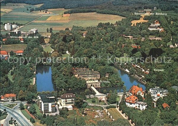 Bad Pyrmont Schloss Fliegeraufnahme