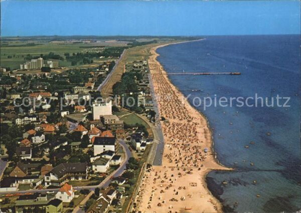 Dahme Ostseebad Strand Fliegeraufnahme