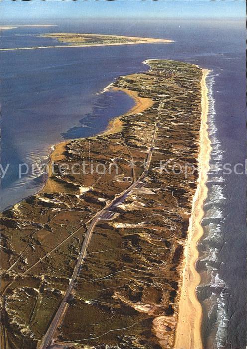 Hoernum Sylt mit Insel Amrum Fliegeraufnahme