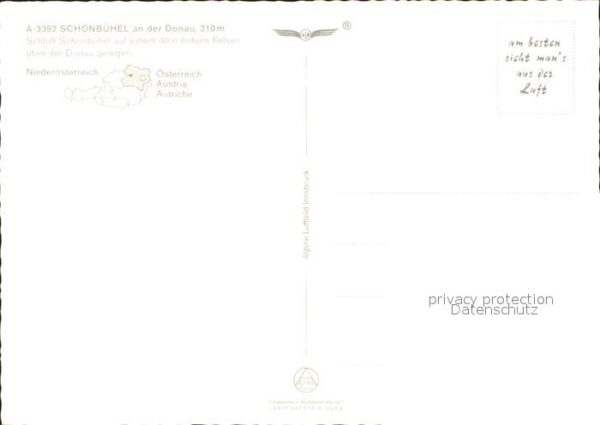 Schoenbuehel-Aggsbach Schloss Donau Fliegeraufnahme – Bild 2