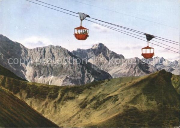 Riezlern Kleinwalsertal Vorarlberg Kanzelwandbahn Bergbahn mit Widderstein