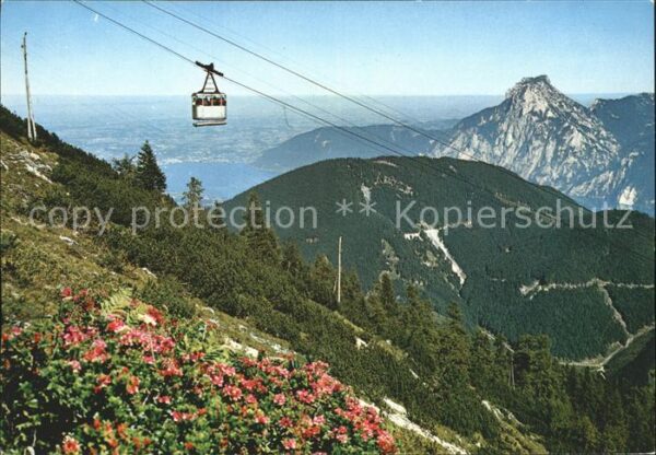 Traunkirchen Seilbahn auf den Feuerkogel Traunsee Tr