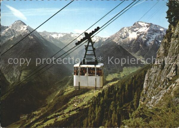 Mayrhofen Zillertal Penkenbahn Luftseilbahn Tristner Grünbe
