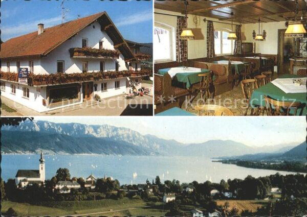 Attersee Gasthaus Pension Hemetsberger Alpenpano