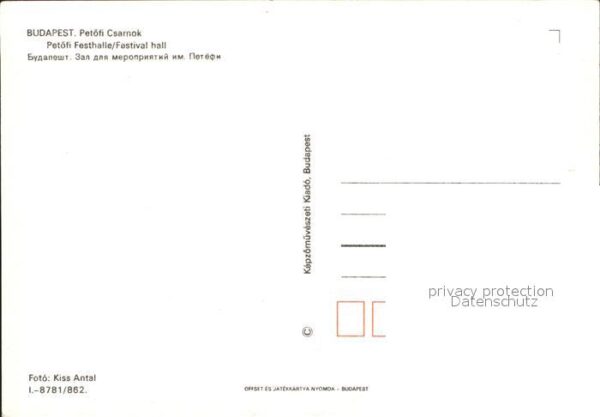 Budapest Petöfi Festhalle – Bild 2