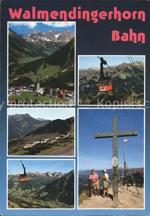 Mittelberg Vorarlberg Walmendingerhornbahn Seilbahn Gipfelkre
