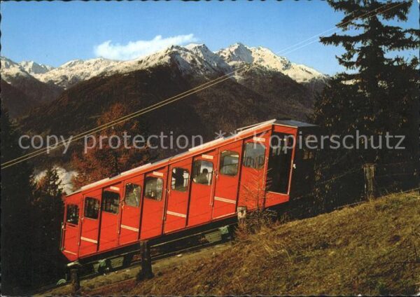 Reisseck Kaernten Bergbahn Standseilbahn mit Blick auf Kr