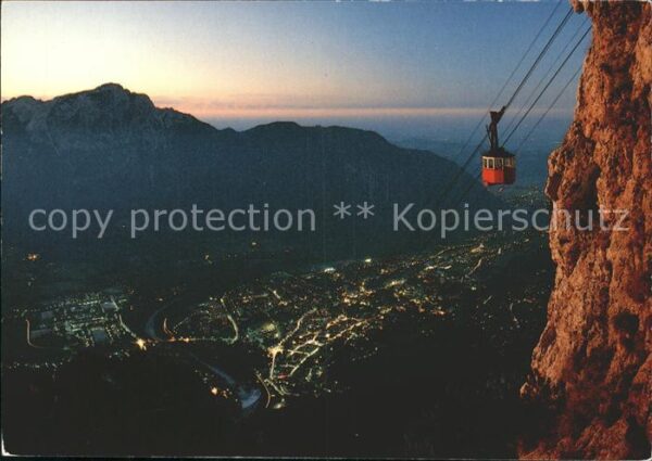Bad Reichenhall Predigtstuhlbahn Seilbahn Bergstation P